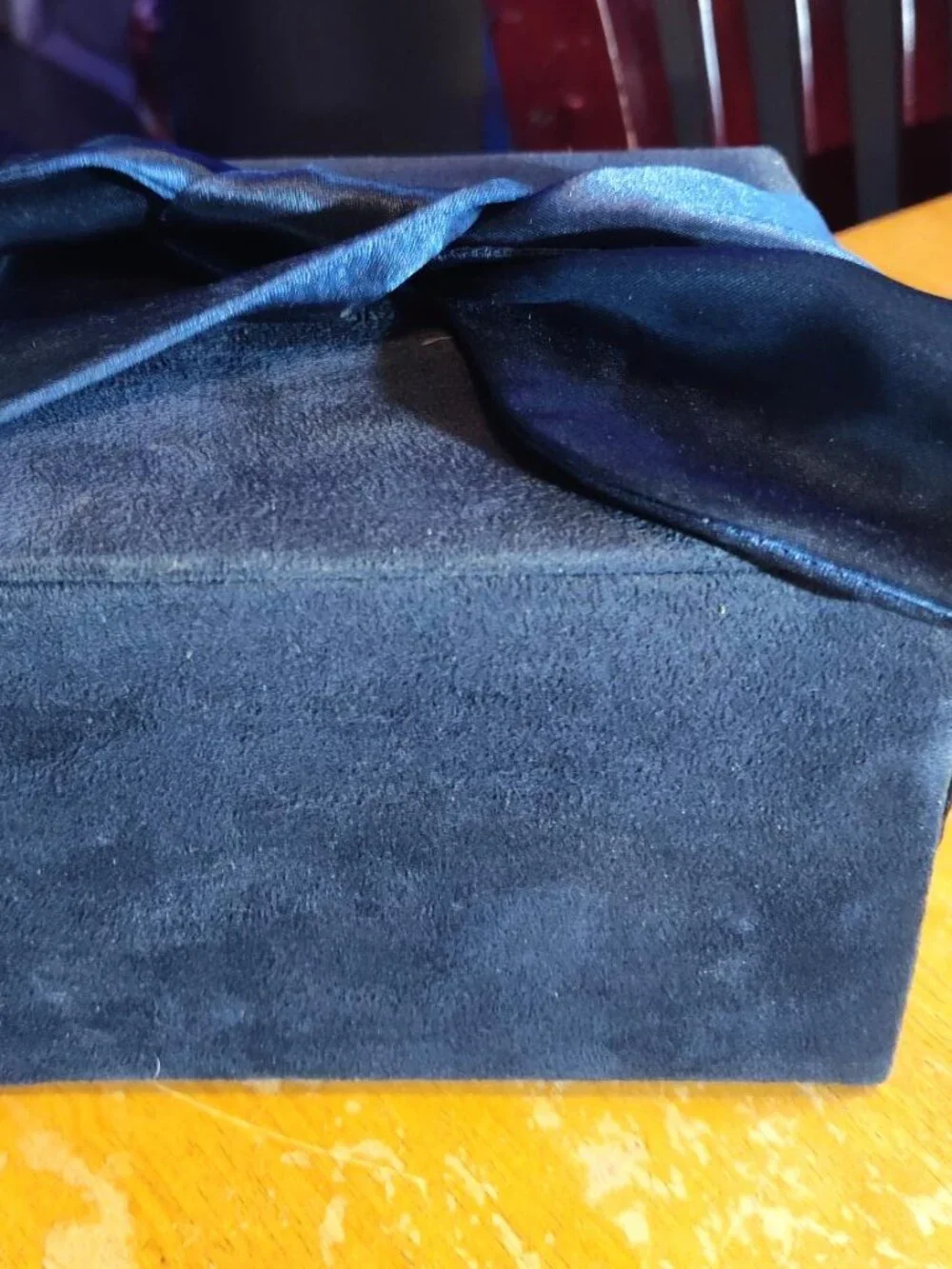 1970s Calvin Klein Royal Blue Promotional Obsession Box. SHIPS FREE